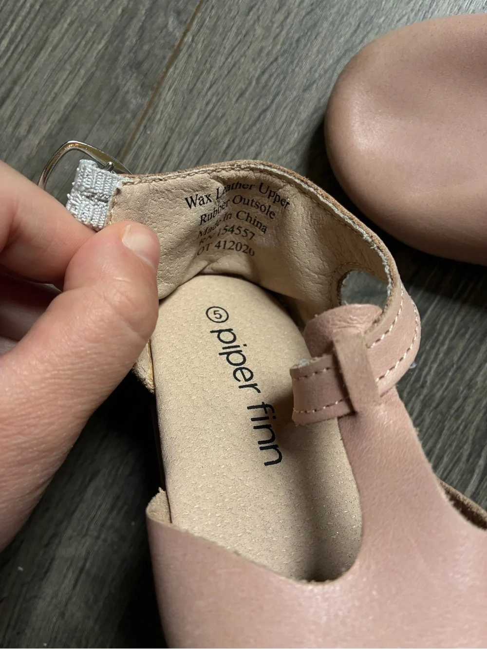 Piper Finn Mary Jane Toddler Size 5